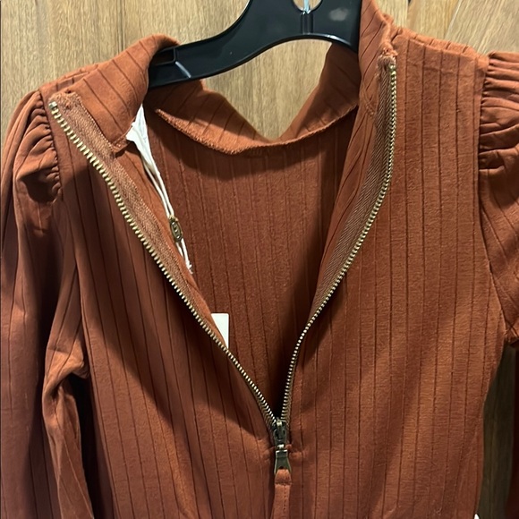 Joyfolie Bijoux Mia Joy Dress Size 7 Girls Brown and Cream Floral new never worn - Picture 9 of 12